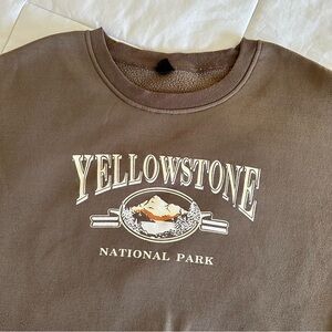 Yellowstone National Park Sweatshirt, Unisex Crewneck Hoodie, Vintage Cozy Vibes